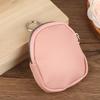 Keychain Wallet For Women Men Pu Leather Coin Purse Small Zipper Pouch Key Holder Rfid Blocking Portable Storage Bag