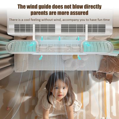 Air Conditioner Windshield Portable Air Conditioner Wind Deflector Baffles Blowing Windshield Diverter Cover Anti-Wind Blocker