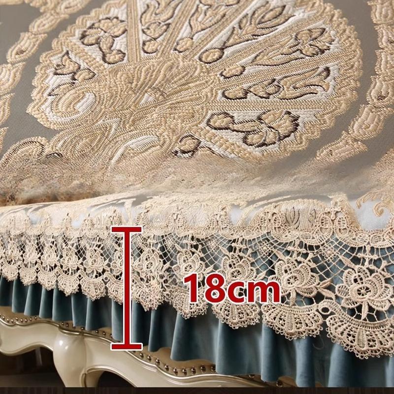 Bottom Anti Slip Sofa Pads Retro Pattern Homestay Living Room Sofa Protection Cushions Daily Dust Cover for Home Use 10 Styles