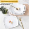 A5 Food Grade Melamine Square Fast Food Plates