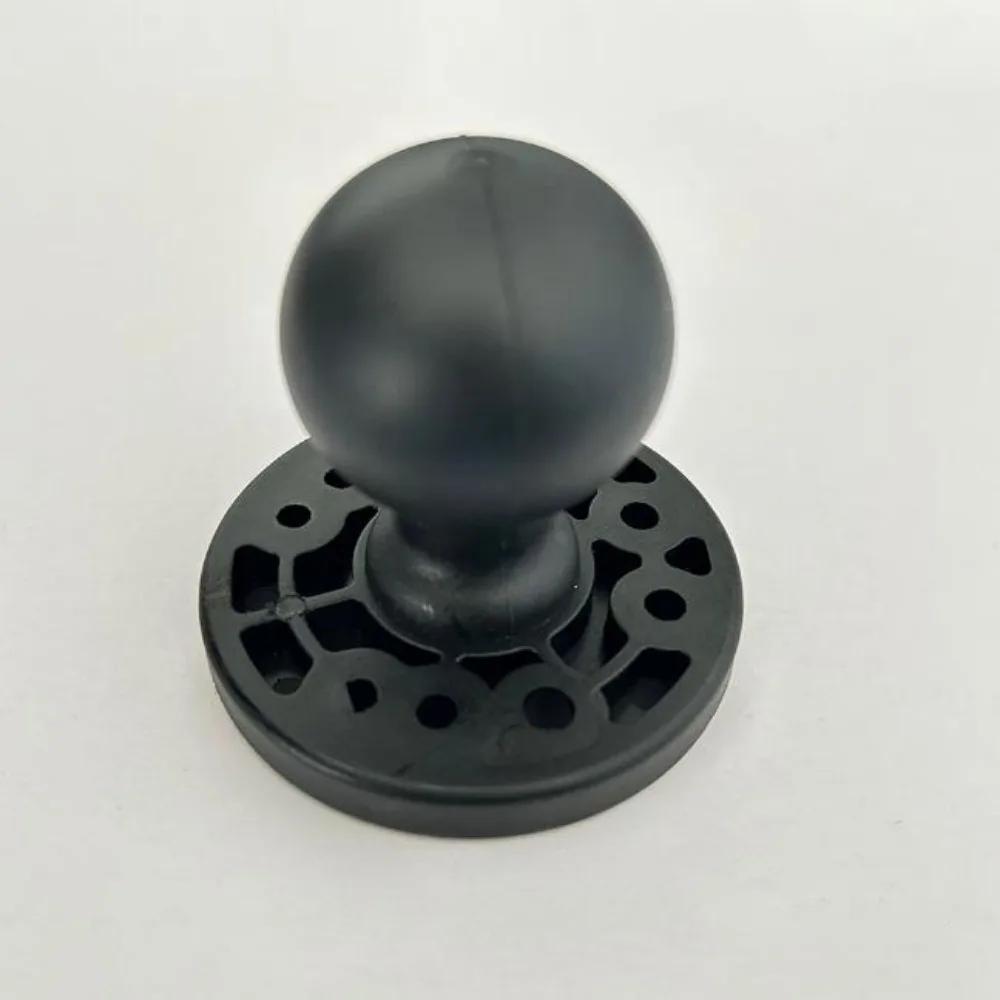 1.5 Inch Black Ballhead Combo Mounting Holder Double Socket Arm Round Base Kayak Accessories for GPS Photo Equipment