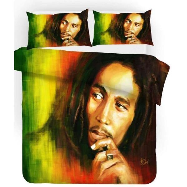 Bedding Kit, Male Star Series Size Three-Piece Quilt Cover