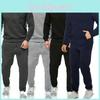 Makellose Qualität Herren Pullover Trainingsanzug Hoodie Jogginghose Set mit Stretchmaterial