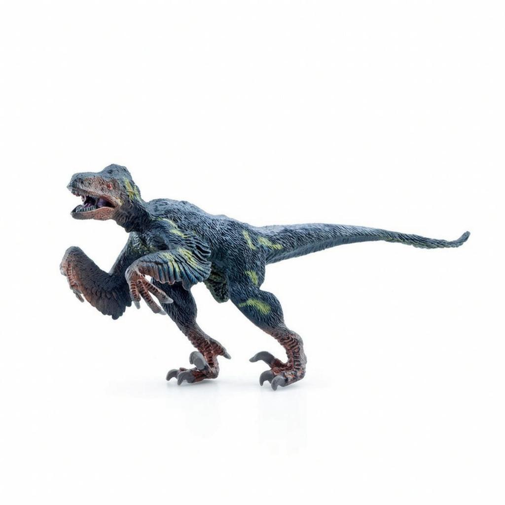 Utahraptor Figurine Hard Figure Detailed Dinosaur Model for Collectors, Shelf, Desk