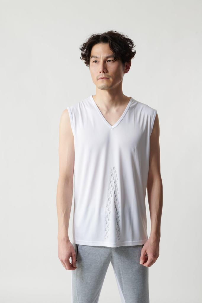 For the Aged Day Revive Inner Sleeveless Size L White [Relive Shirt] [Respect Gift] Men's Shirt, (Height 174-184cm),