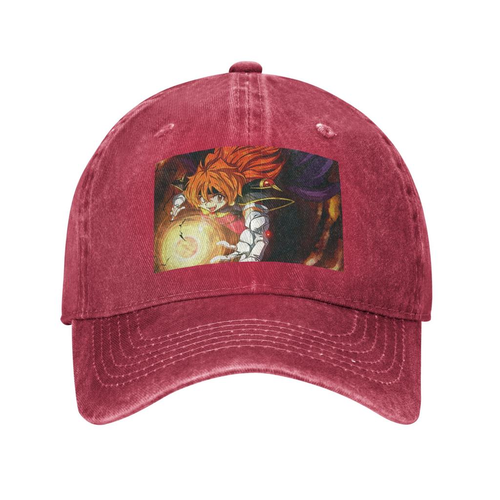 Lina Inverse Dragon Slave Slayers Denim Cap Casual Baseball Caps Adjustable Hat Summer Unisex Baseball Hats