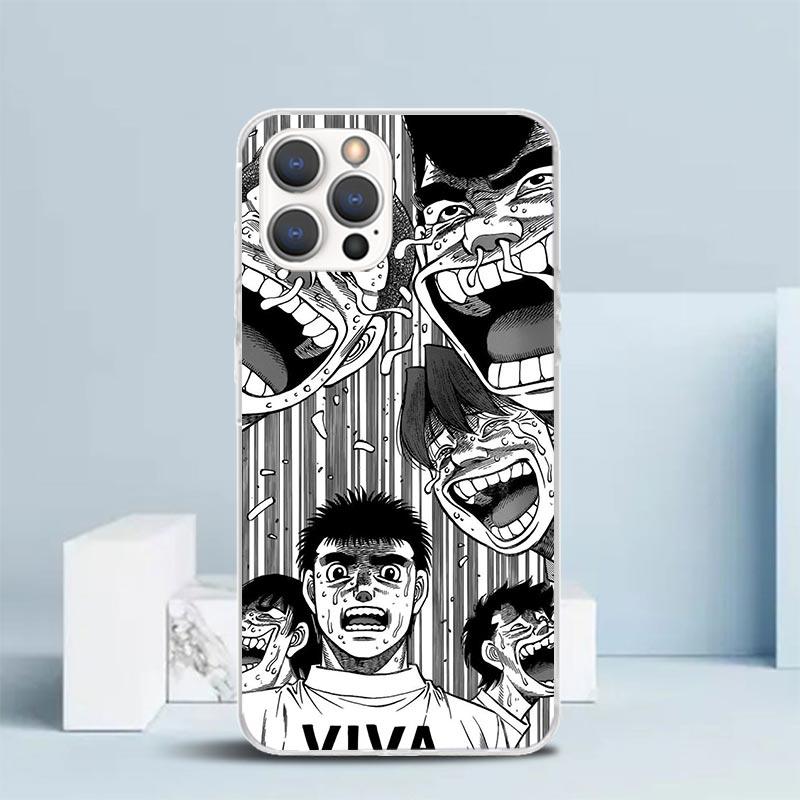 Hajime No Ippo Comics Soft Cover for iPhone 16 17 Air 15 14 Pro Max 16E Phone Case 13 Mini 12 11 7 SE 8 Print Pattern Fit Cases