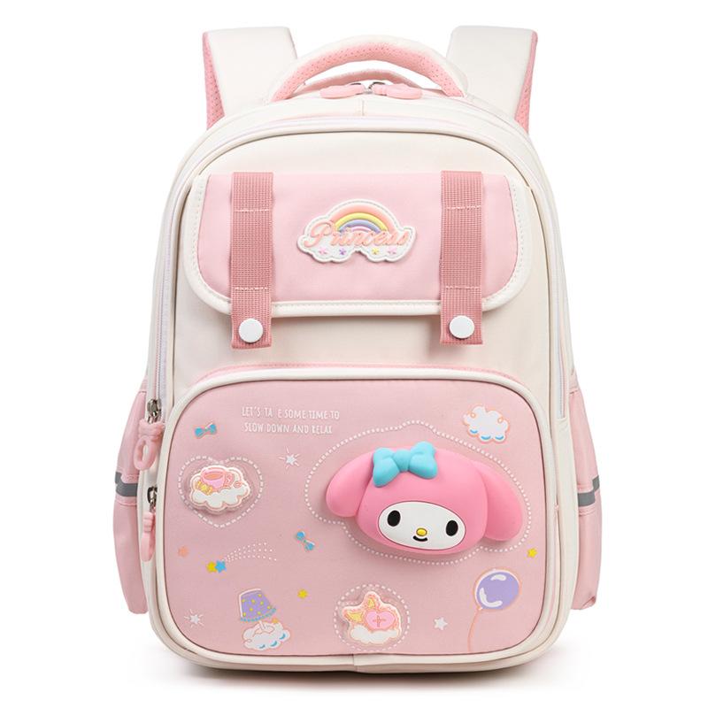 School bag for primary school students Grades 1-3 Girls love backpacks Cartoon lightweight large-capacity children's backpacks