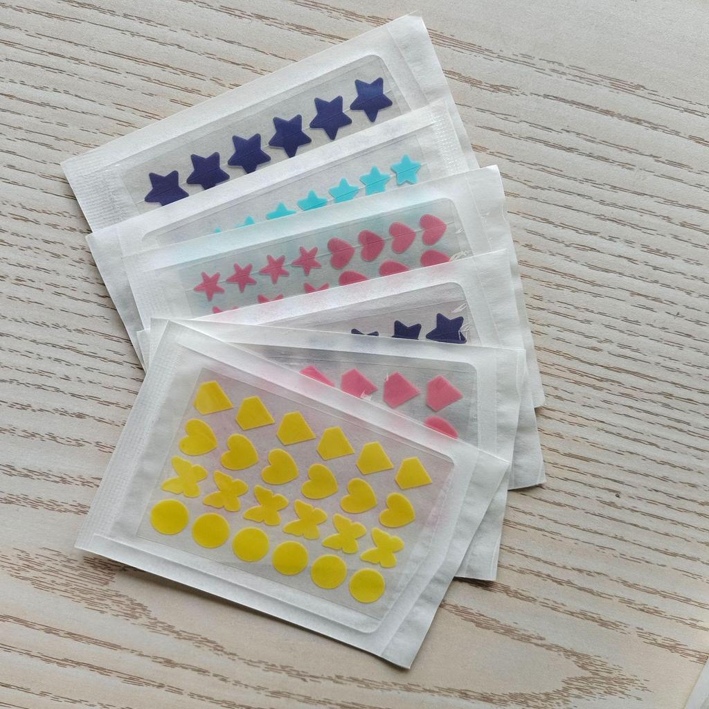 Tea Tree Hydrocolloid Pimple Patches - Waterproof, Invisible, 40 Pcs