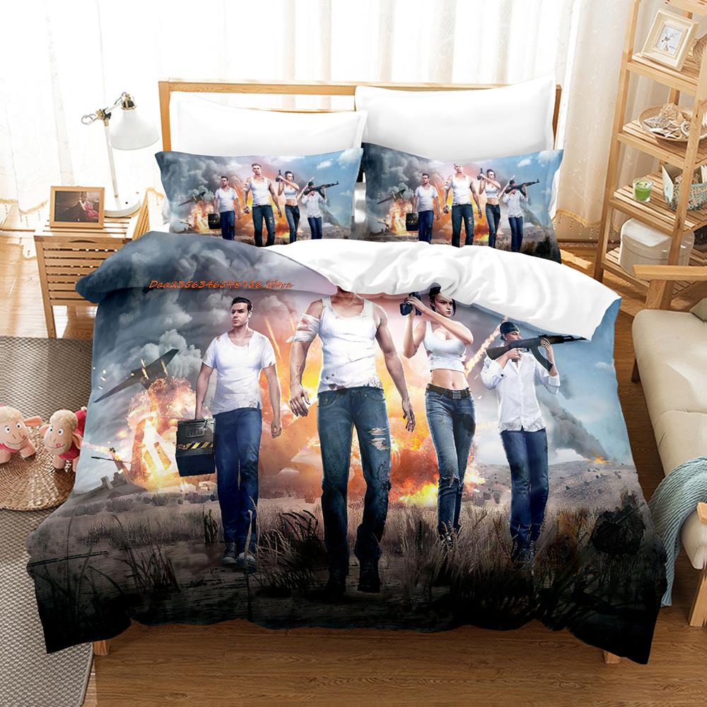 Comforter Warrior Game Garena Free Fire Bedding Set Single Twin Full Queen King Size Bed Set Aldult Kid Bedroom Duvet Sets Bed Sheet
