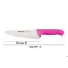 Couteau de chef - ARCOS - Prof. 292131 - Acier inoxydable Nitrum - Lame 20 cm - Mango ergonomique fuscia