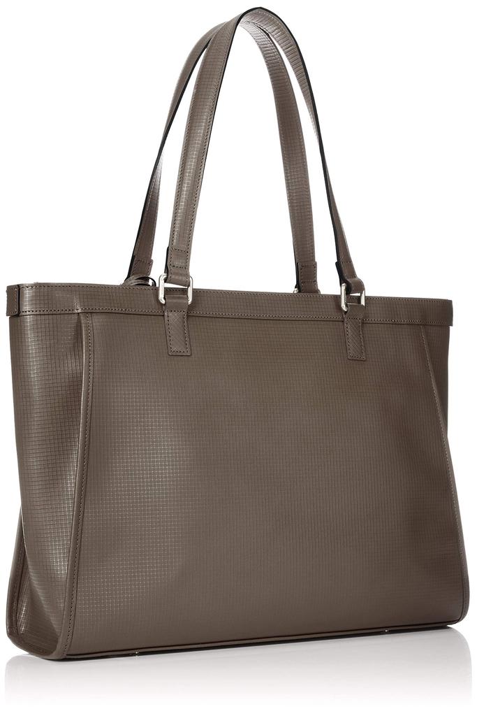 Torba typu tote z siatki skórzanej brązowa [Aniari] 25-02000