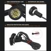 Arbeitsleuchte Auge LED 23mm 4014 12SMD LED Scheinwerfer Auto Fahrrad-Fahren Spot Nebelscheinwerfer Wasserdichte Stirnlampe 2 Stück