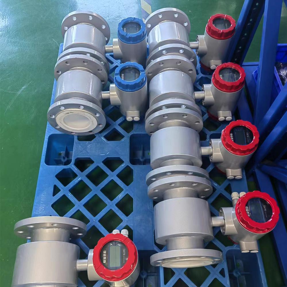 Sewage Waste Water Flow Meter Electromagnetic Flow Meter 4-20mA RS485 Modbus Water Treatment