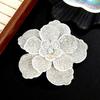 Handmade Rhinestone Flower DIY Brooch Accessories Fashion Four Seasons Shoes Garment Clothing Decoration Flower