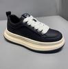 Literary and Artistic Style Thick-soled Spring and Autumn New Heightening Soft-soled Comfortable Casual Shoes Zmd