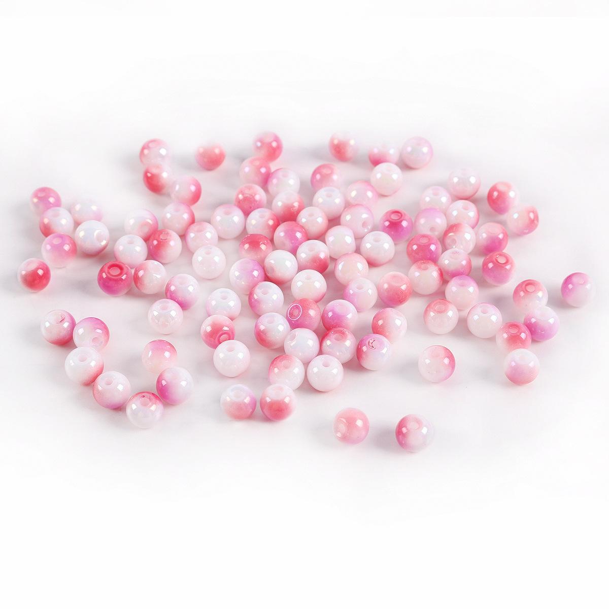 

4 мм Двухцветные Рисовые Бусины Градиентные Круглые Бусины Рассыпные Бусины Стеклянные Глазурованные Бусины Рисовые Бусины Сделай Сам Ручная Работа Ожерелье Из Бусин Круглые Бусины 10G about 150 pieces