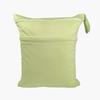 Dirty Wet Clothes Toiletries Bag with Two Pockets Wet Dry Bag Waterproof Nappy Dry Bag Reusable Yoga Gym Bag