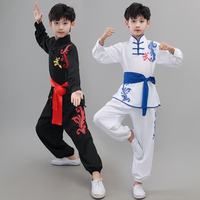 Stroje do sztuk walki dla dzieci Stroje do występów Stroje do ćwiczeń chińskiego kung fu dla dzieci Stroje do ćwiczeń tai chi