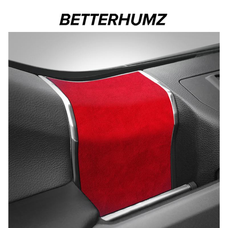 Betterhumz For Ford F-150 SVT Raptor 2015- Made of Alcantara Car Door Panel Auto Interior Trim Stickers Tuning Accessories