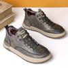 Fashion Luxury Brand Man Walking Shoes High Quality Winter Boots Men Outdoor Comfy Men Sneakers Classic Genuine Leather Snow Footwear