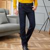 Young River Men's Business Casual Straight-Leg Denim Pants