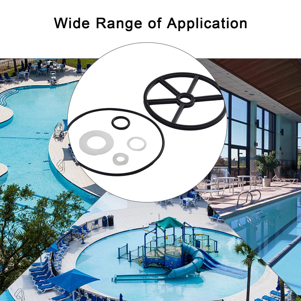 Pool Filter Valve Gasket Seal Kit For For Hayward SP0710 SP0711 SP0712 and For VarioFlo Includes O Ring and Washers