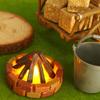 1:12 Dollhouse Miniature Led Bonfire Camping Scene Model Decor Toy Doll House Accessories