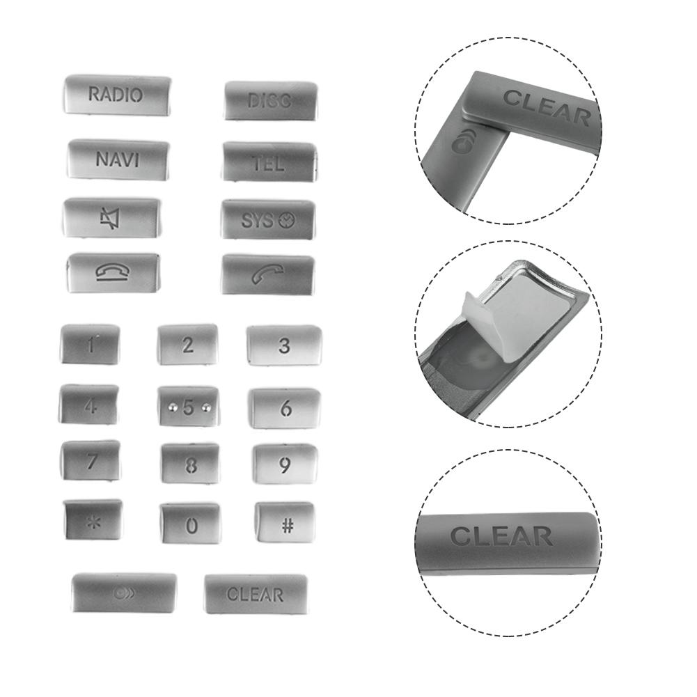 

Easy Clean Button Cover Stickers Switch Button Waterproof Easy Installation CD Pannel Numbers CLS Class C218 12-13 China Mainland