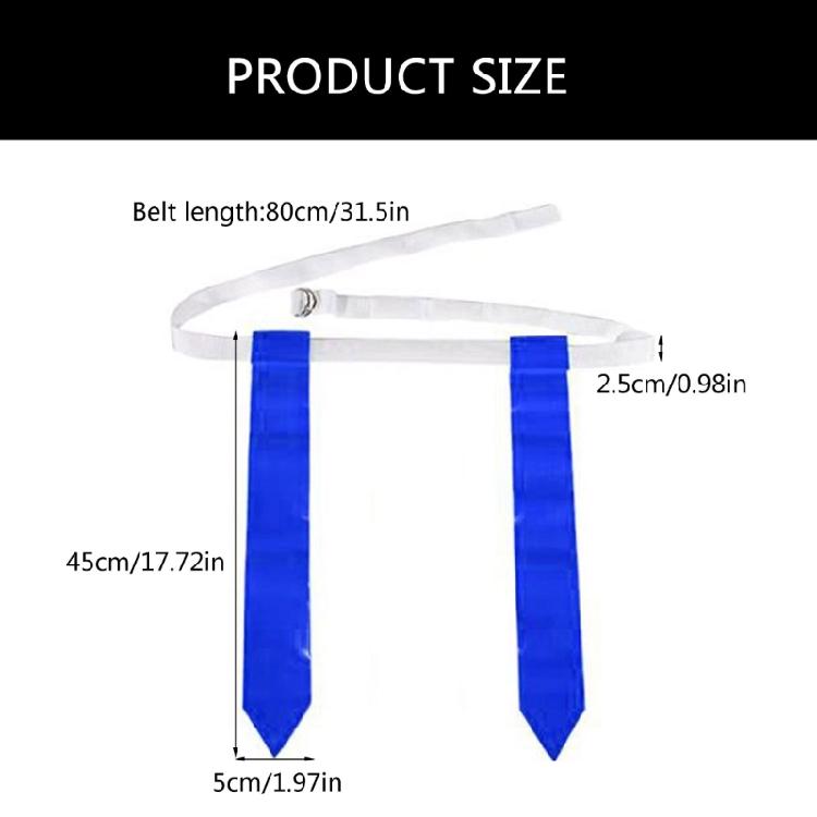 Football Belt Soccer Waist Flags Belt Flags Soccer Exercise Sport Equipment