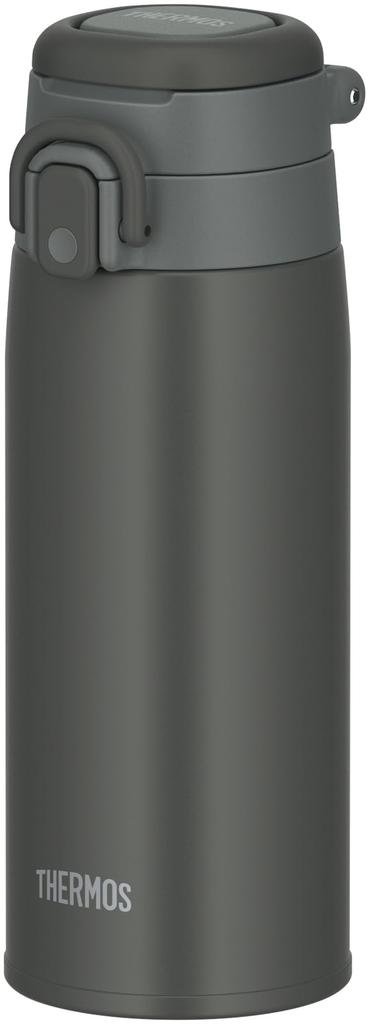 Thermos Vacuum Insulated Portable Mug with Carry Dark DGY Loop, 550ml, Gray, JOS-550