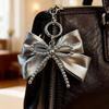Multi Functional Silver Bowknot Pendant Keychain Gift for Birthdays Holidays Featuring Retro Fusions Accessory