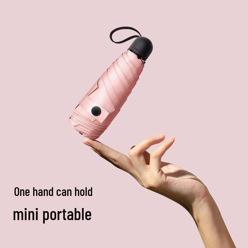 Bananaunder Pocket Five-Fold Parasol