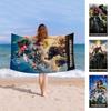 Transformers Rise of the Beasts Series Film Blanket Quick Drying Beach Towels Oversized Printing Super Pool Towel Blanket