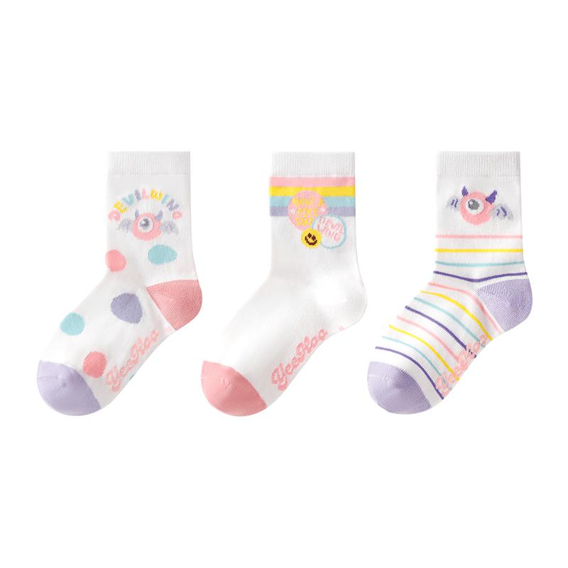 YEEHOO Kids  7A Antibacterial Anti-Pilling Mid-Calf Socks XL (12-15 years)