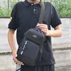 Unisex Sling Backpack Lightweight Nylon Crossbody Bag with Multiple Compartments, Casual Style for Outdoor, Cycling & Everyday Use