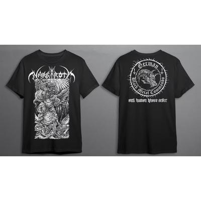 Nargaroth Black Metal with Anti-Humanity Print T-Shirt S-4XL Cotton T-Shirt Unisex Men's and Women's Summer Short Sleeve Top
