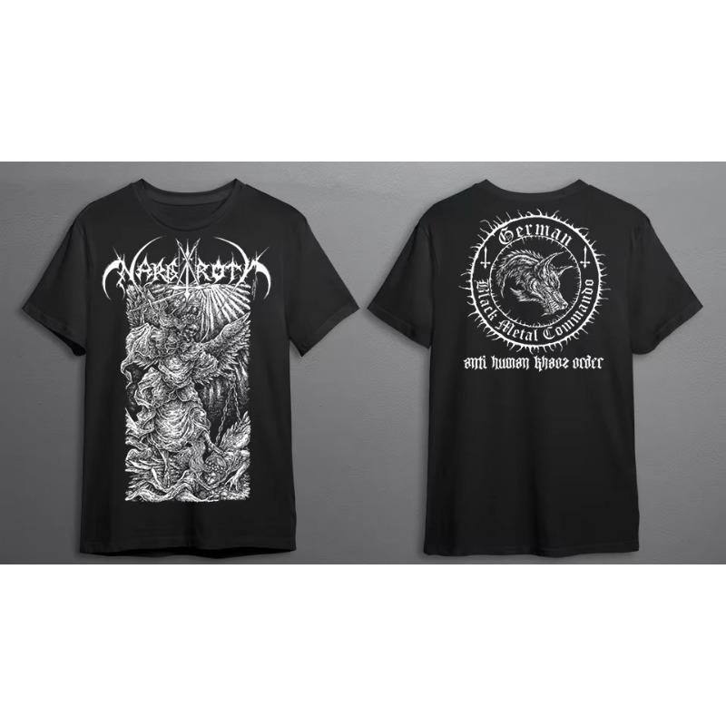 Nargaroth Black Metal with Anti-Humanity Print T-Shirt S-4XL Cotton T-Shirt Unisex Men's and Women's Summer Short Sleeve Top
