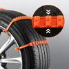 Snow Tire Chains 10 Pieces Non-Slip Snow Tire Zip Ties Anti-Slip Wheel Zip Ties For Sedan SUV Truck Outdoor Winter Driving