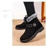 Women's High-Top Thermal Snow Boots with Velcro Fastening Fleece-Lined Women's Boots Casual Women's Shoes Autumn Style