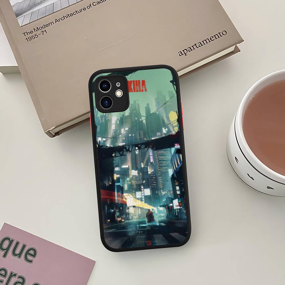 AKIRA ANIME CARTOON Phone Case For IPhone 14 X XR XS 7 8 Plus 11 12 13 Pro MAX 13mini Matte Shockproof Case