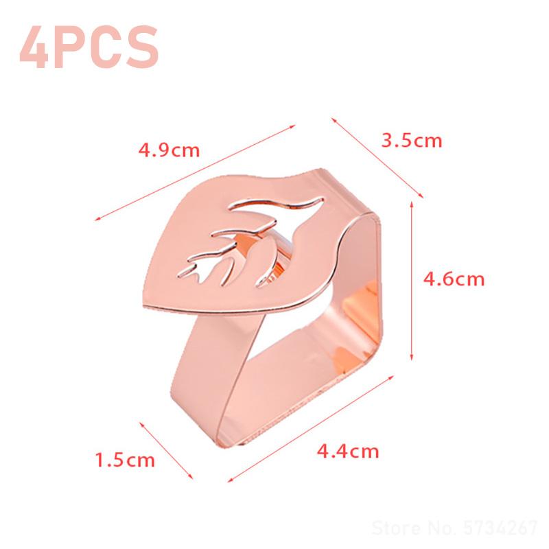 4PCS Stainless Steel Tablecloth Clips Silver Gold Leaf Butterfly Tablecloth Clamp Holder Table Clamps Picnic BBQ Wedding Decor