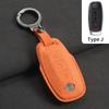 Suede Car Key Case Cover Shell For Nissan X Trail T32 Rogue Patrol Murano Htrail Maxima Altima Qashqai Leather Sylphy Key Bag
