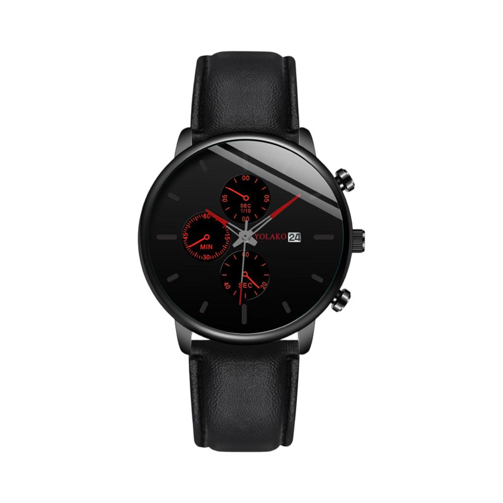 Men's Luminous Running Alarm Clock Watch