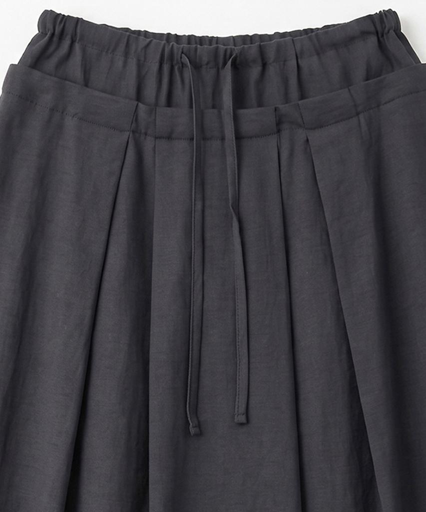 Eilubeu Pleated String Skirt Aasesk104A