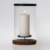 Modern Candle Holder Glass Aesthetic Minimalist Candle Holders Art Elegant Candlestick Home Room Table Decorations Accessories