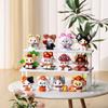 Neue Kleinteile Bausteine Meow Serie Haustier Cartoon Katze und Hund Puppe Zusammengebaute Ornamente Kinderspielzeug