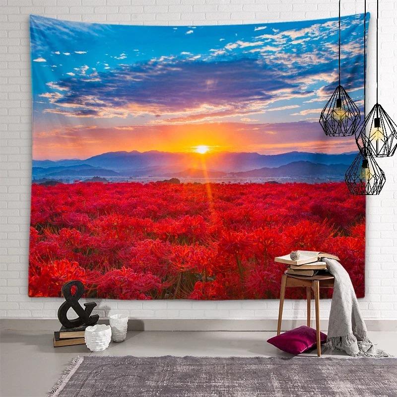 Natural Scenery Aesthetic Decorative Tapestry Home Wall Decoration Living Room Office Tapestry