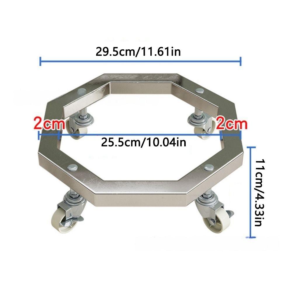 Movable Mobile Propane Tray Brake Cylinder Holder Safe Fixed Tank Roller Stand  Kitchen