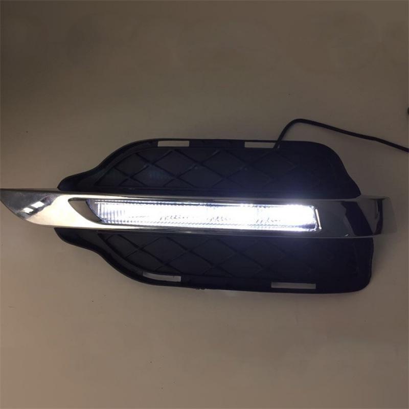 Daytime Running and Fog Lights for 2013-2016 Mercedes-Benz W204 GLK300, GLK350, GLK500 Models